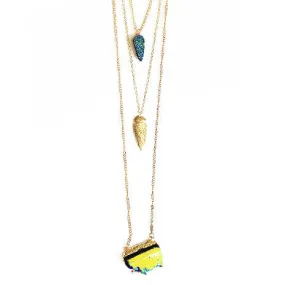 Three Layered Turquoise Necklace