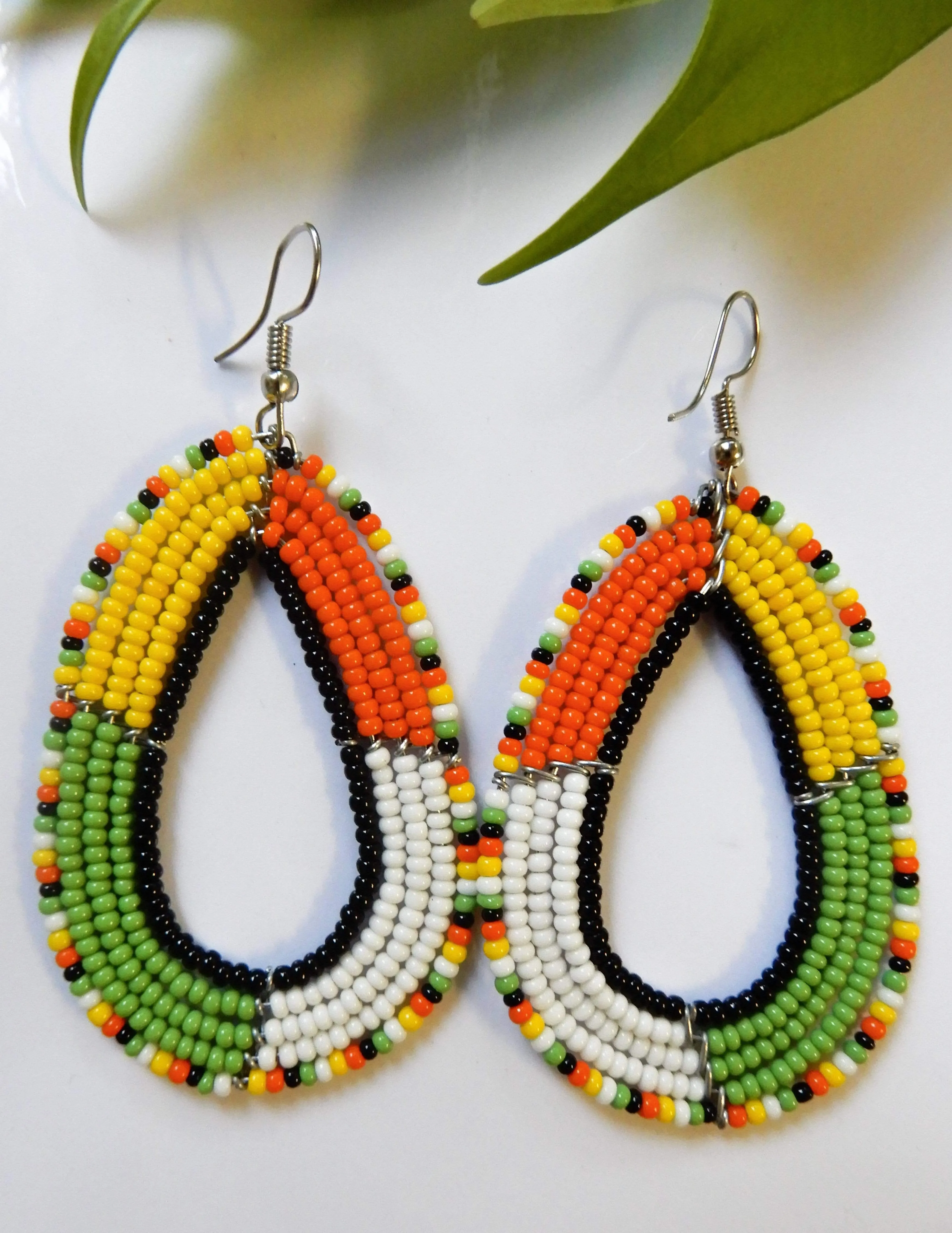 Tropical Beaded Earrings