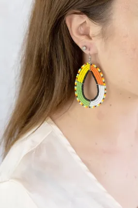 Tropical Beaded Earrings