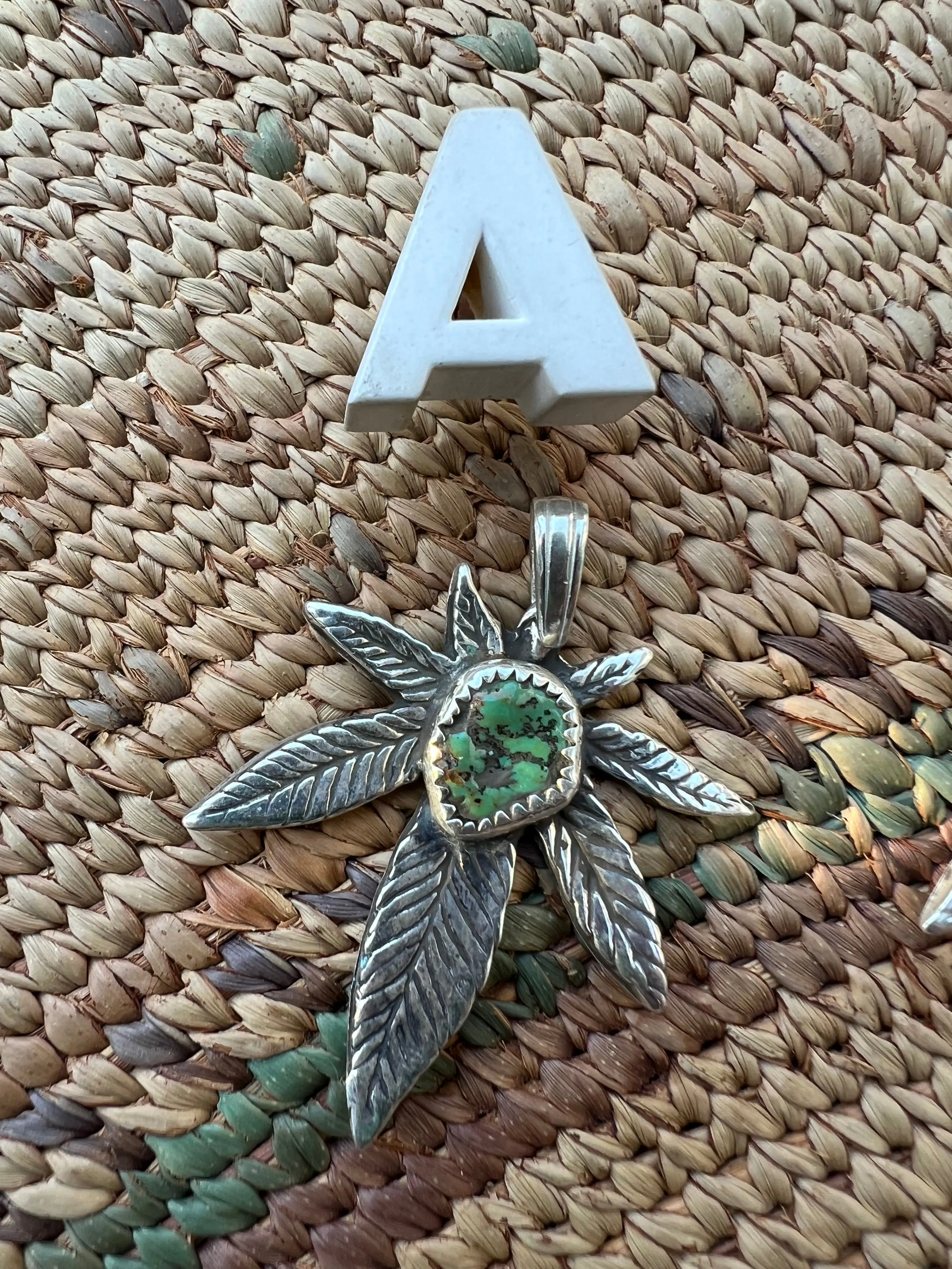 Turquoise Mary Jane Pendant