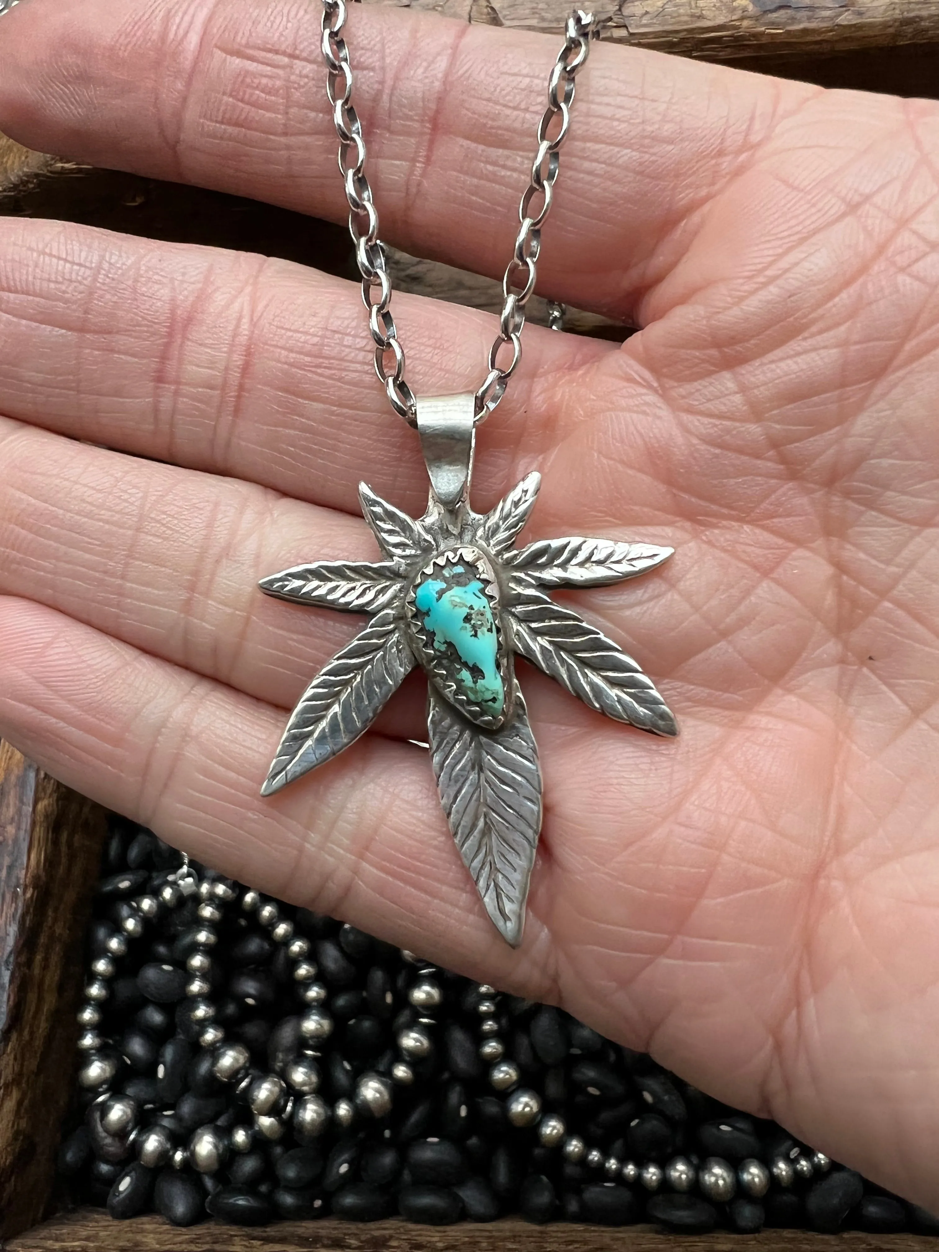 Turquoise Mary Jane Pendant