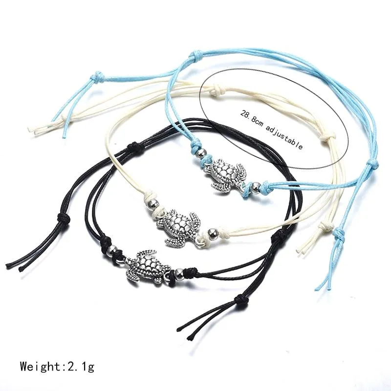 Turtle Shape Rope Anklets For Women Rope Anklets The Leg Foot Chain
