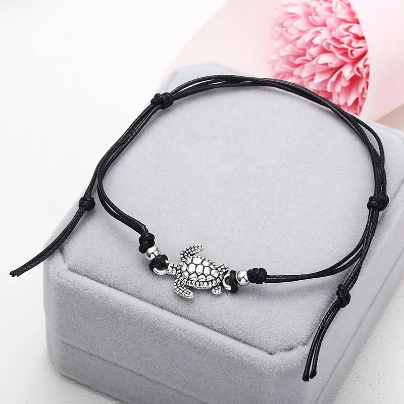 Turtle Shape Rope Anklets For Women Rope Anklets The Leg Foot Chain
