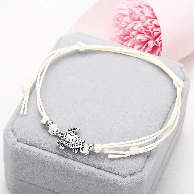 Turtle Shape Rope Anklets For Women Rope Anklets The Leg Foot Chain