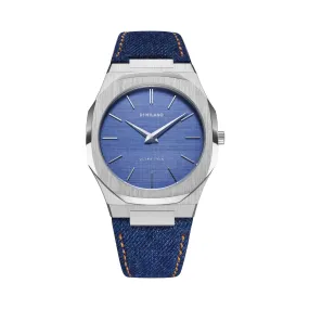 Ultra Thin Denim 40mm - Evergreen Denim