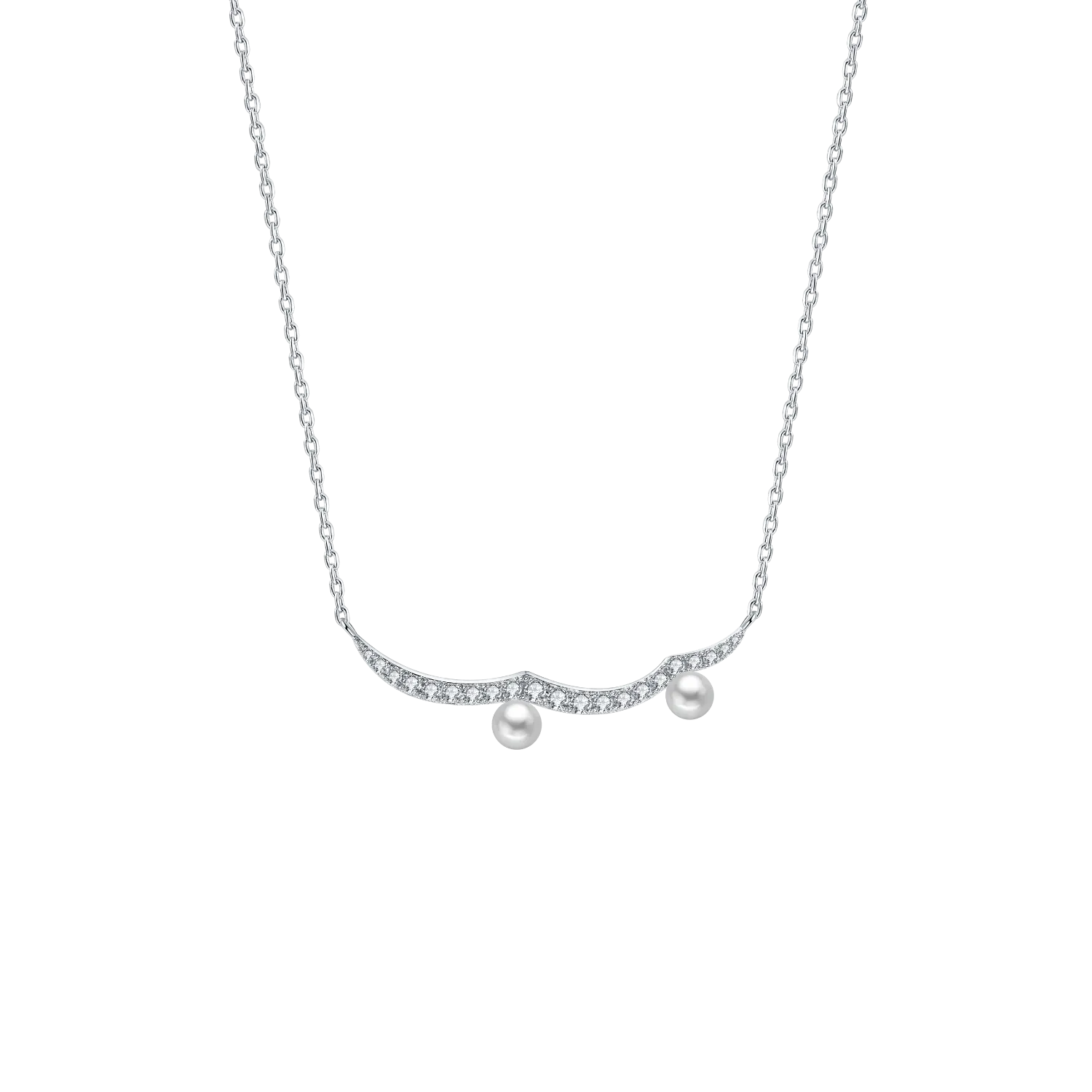 Water Wave Pendant Necklace