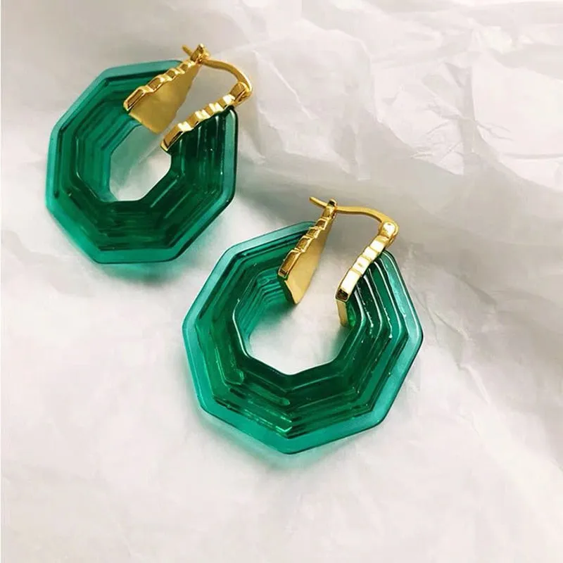 We Are A Great Pair Push Back Hoop Earrings