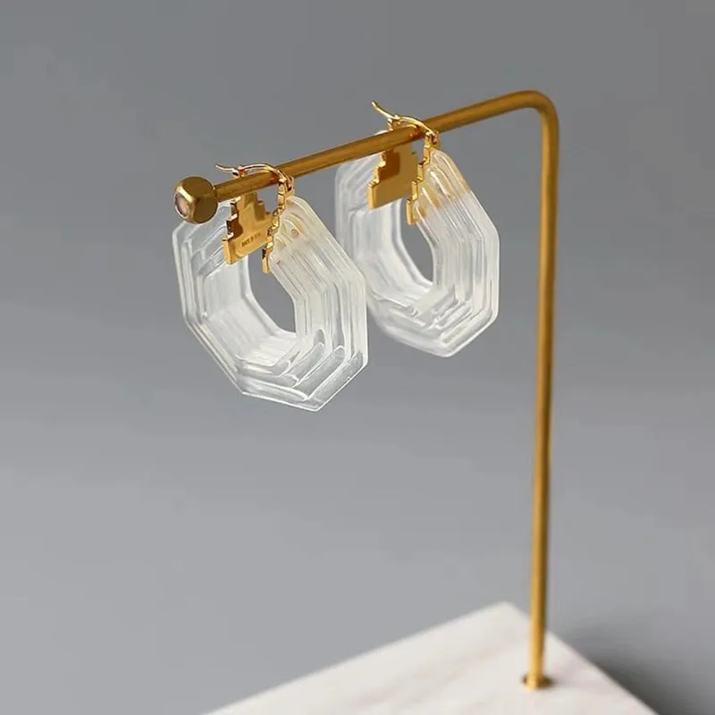 We Are A Great Pair Push Back Hoop Earrings